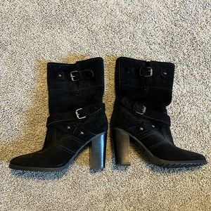Size 8 gently worn black ankle boots